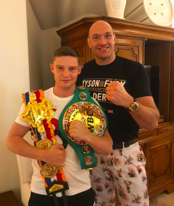 Joshua Frankham has boxing in his blood as a relative of Fury’s whose uncle coached Brad Pitt and another who fought Ali