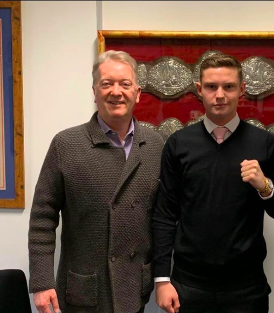 Joshua Frankham has boxing in his blood as a relative of Fury’s whose uncle coached Brad Pitt and another who fought Ali