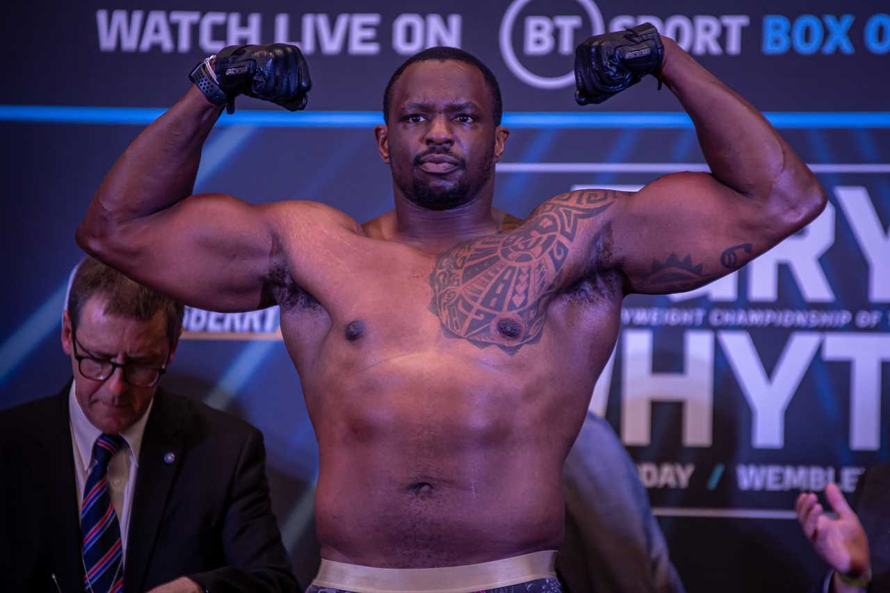 Dillian Whyte accuses Deontay Wilder of ‘fake crying’ after Helenius fight as he says ‘everything he does is an act’