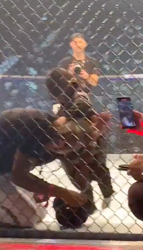 Watch Hasbulla ‘start career 1-0’ with fight in UFC 280 octagon as he is presented with brand new belt