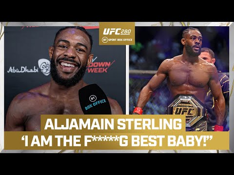 'I'm the f*****g best baby!' Aljamain Sterling reacts to UFC 280 win  UFC280 post-fight interview