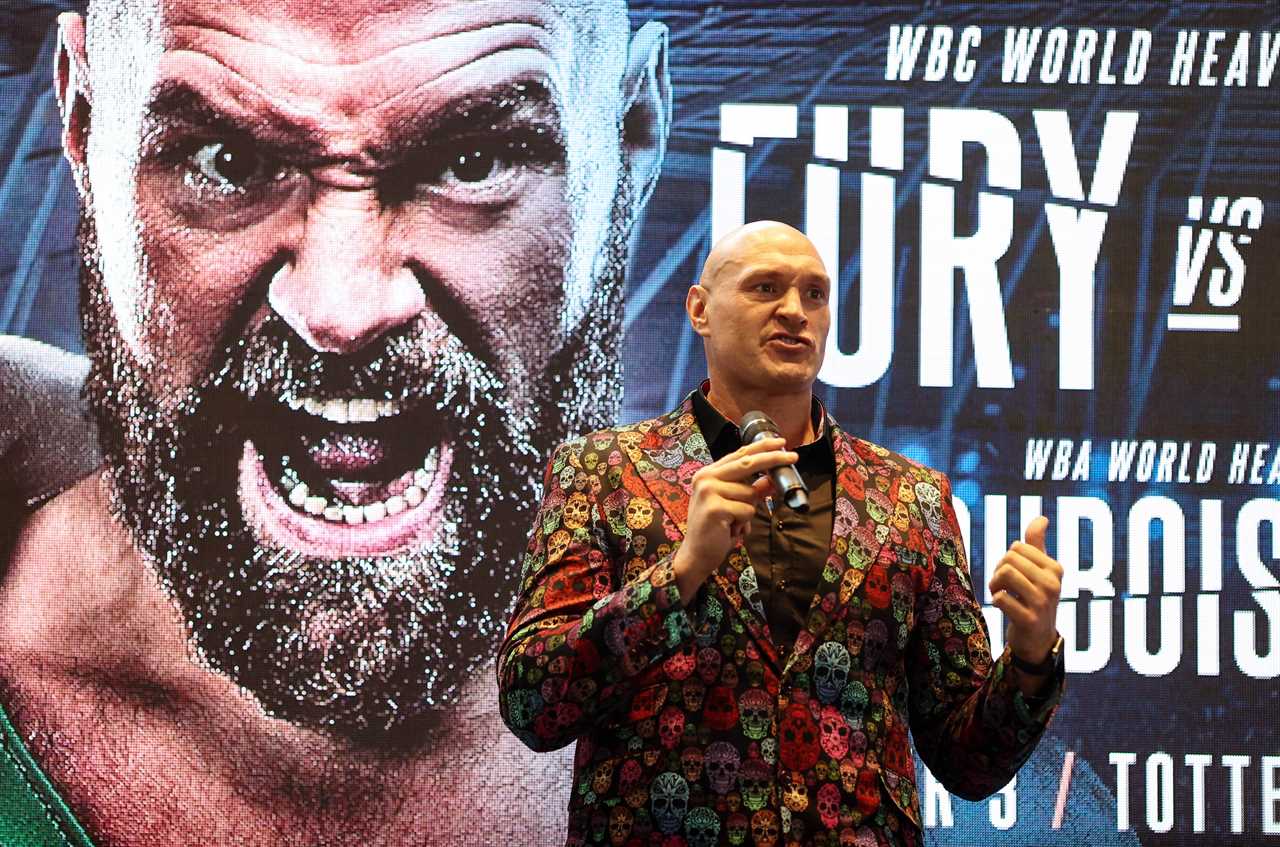 Tyson Fury and Oleksandr Usyk in talks for heavyweight unification showdown in mega-rich Saudi Arabia in March