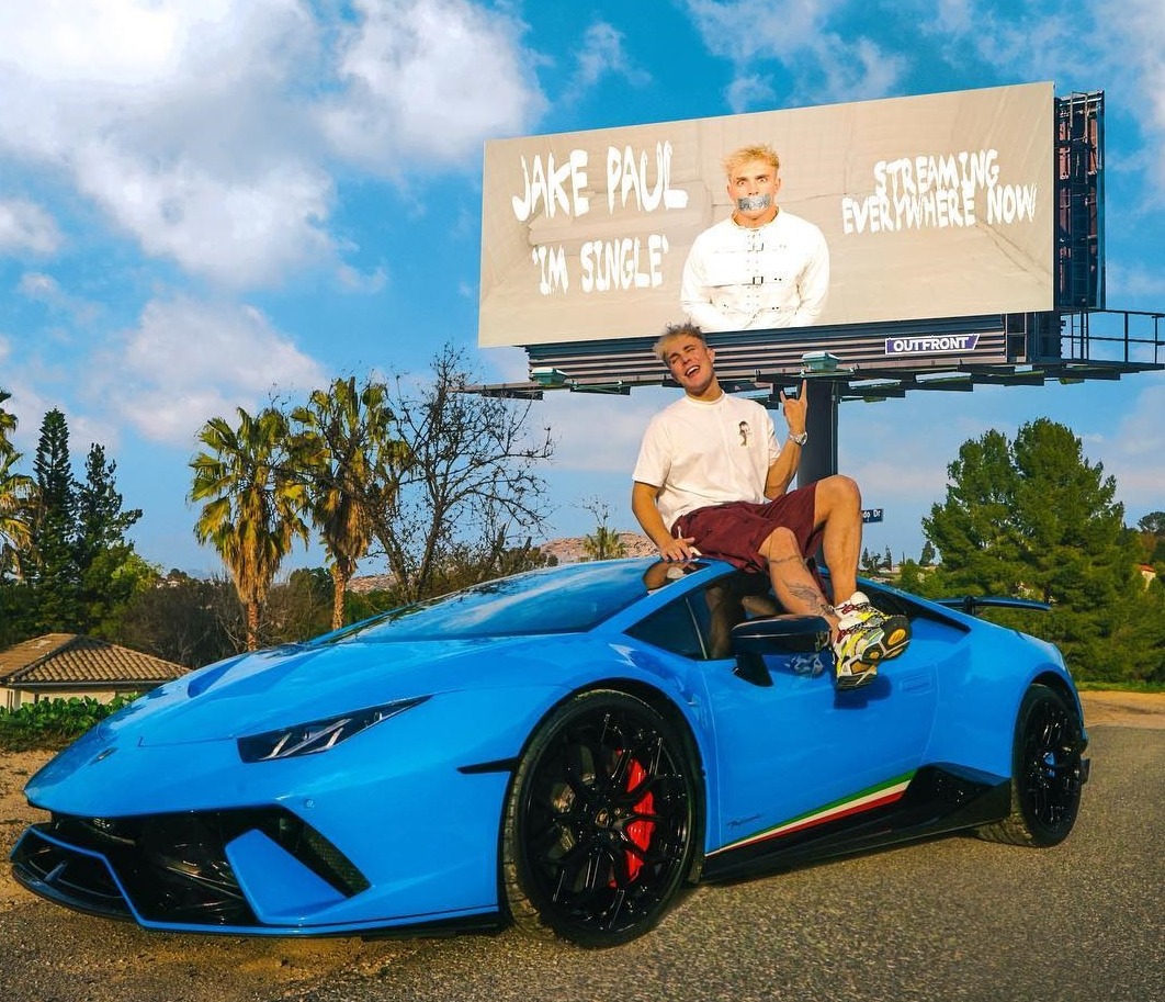 Inside Jake Paul’s insane car collection that includes a £165k Lamborghini Huracan, and a custom-wrapped £81k Tesla