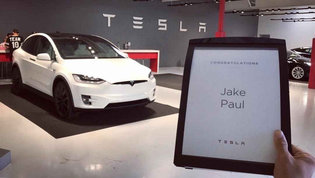 Inside Jake Paul’s insane car collection that includes a £165k Lamborghini Huracan, and a custom-wrapped £81k Tesla