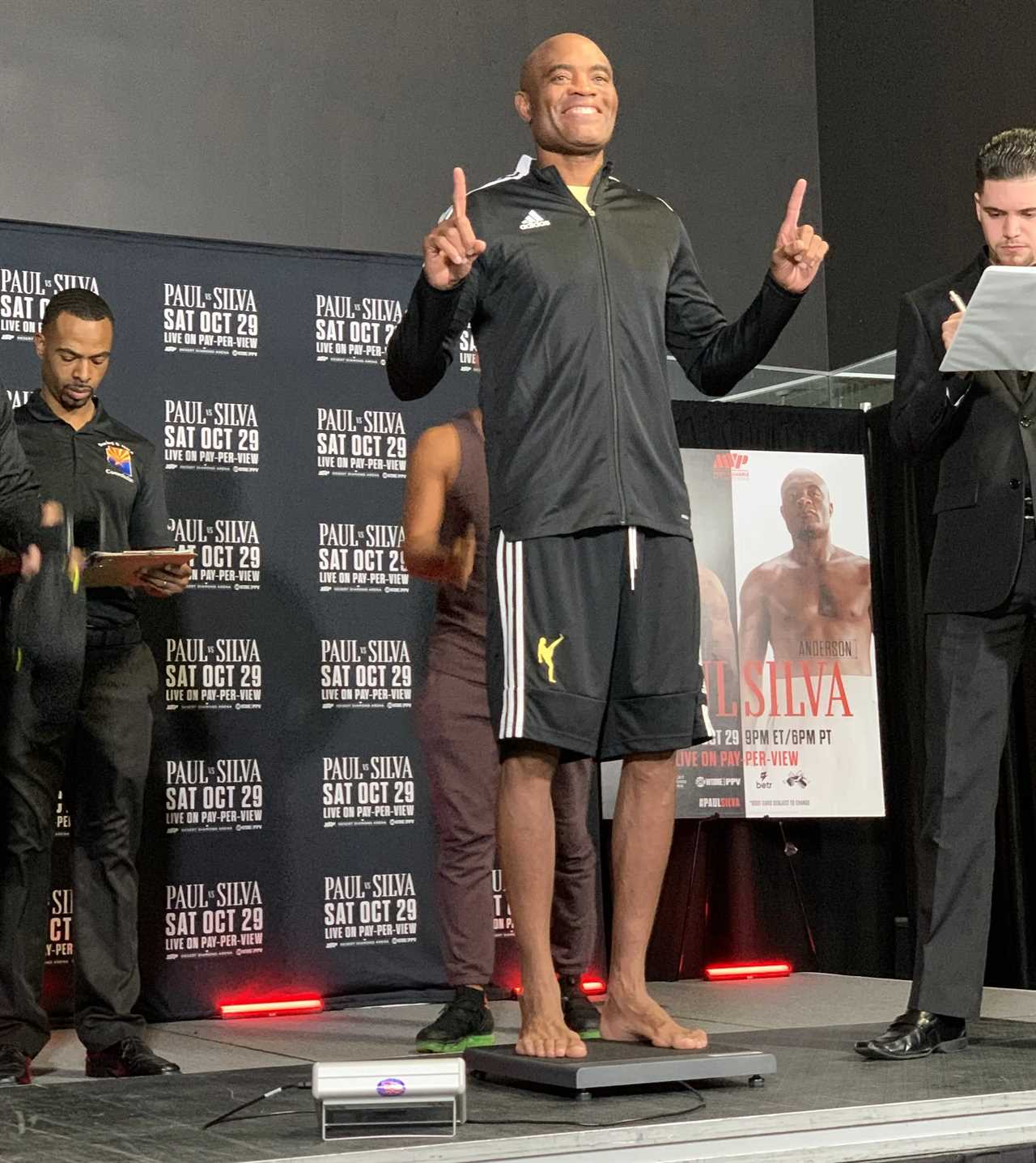 Watch Jake Paul weigh career-LOWEST for ‘biggest fight of the year’ against UFC legend Anderson Silva