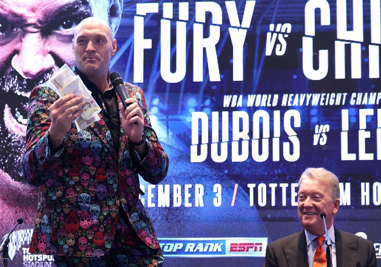 Frank Warren reveals Tyson Fury’s next three fights in heavyweight title plan in devastating blow to Anthony Joshua