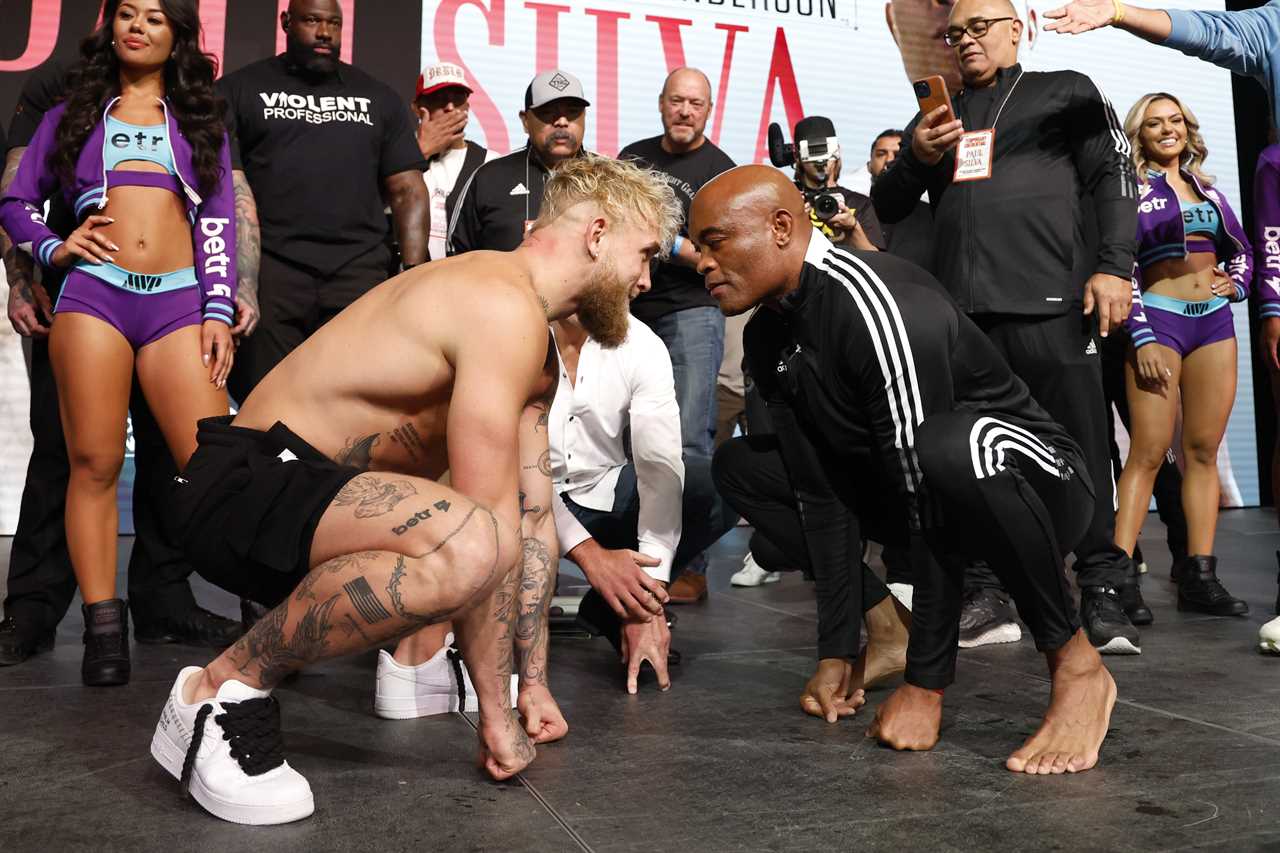 Jake Paul reveals what he told Anderson Silva during intense face-off ahead of fight with UFC legend