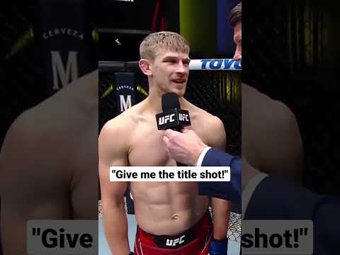 Arnold Allen wants Alexander Volkanovski next! 🏆 #UFC #MMA #ArnoldAllen #Shorts
