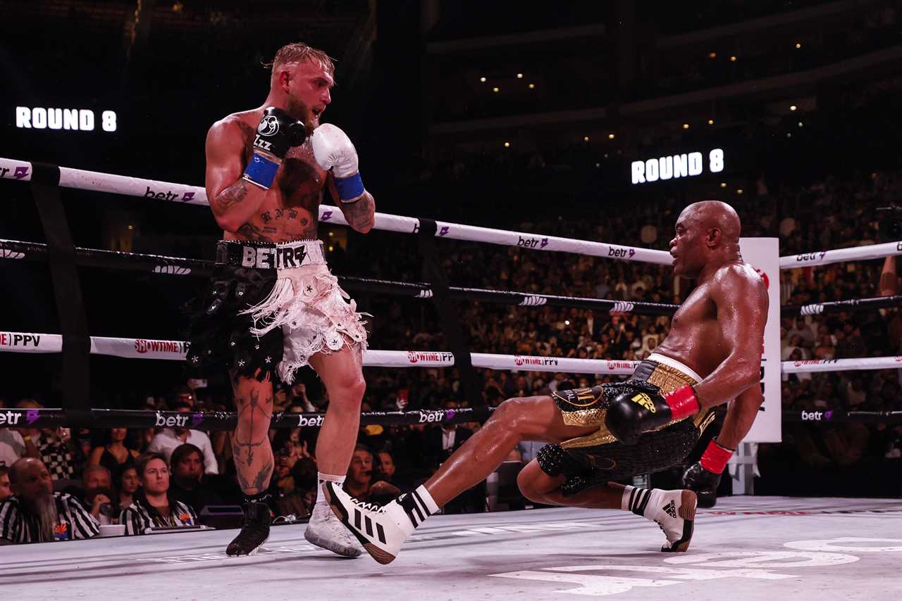 Jake Paul DROPS Anderson Silva on way to beating UFC legend on points in biggest win of YouTube star’s boxing career