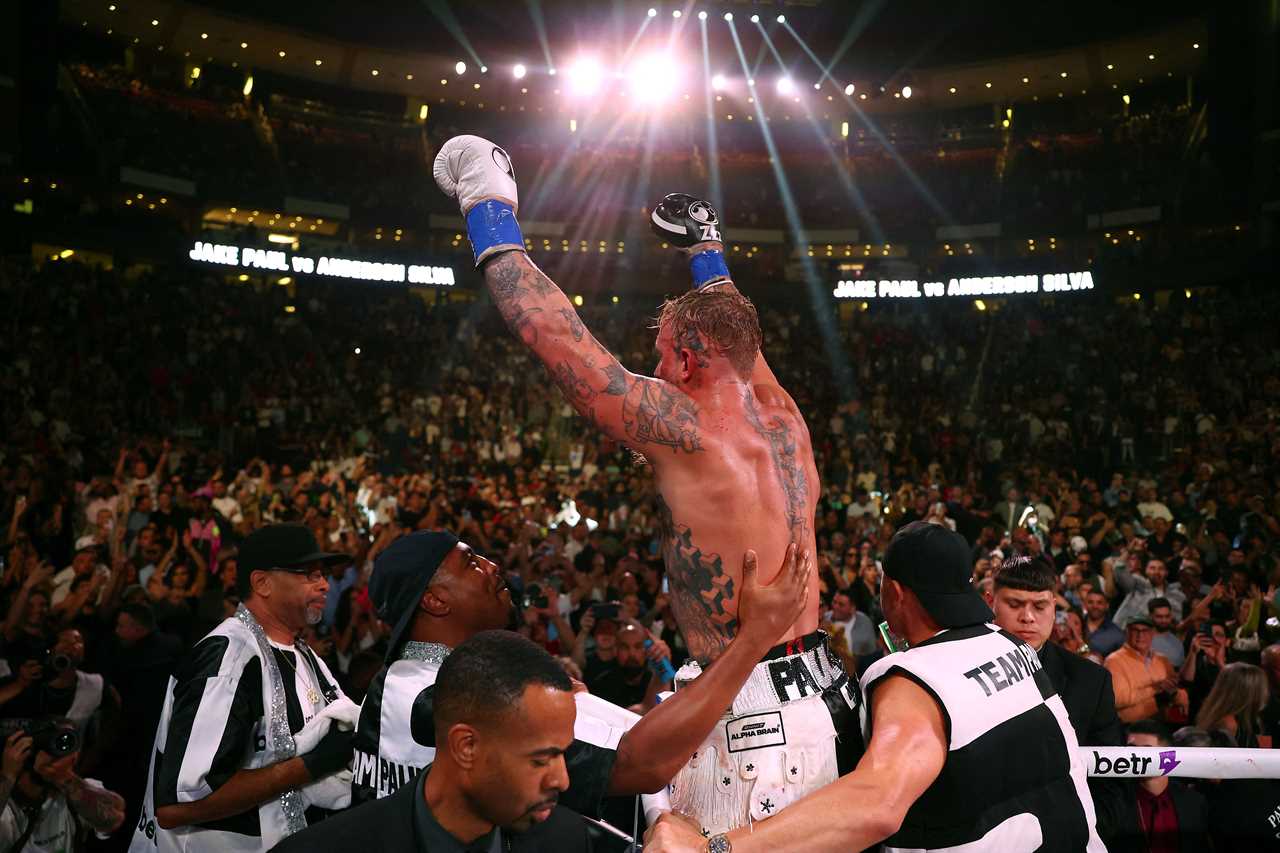 Jake Paul DROPS Anderson Silva on way to beating UFC legend on points in biggest win of YouTube star’s boxing career