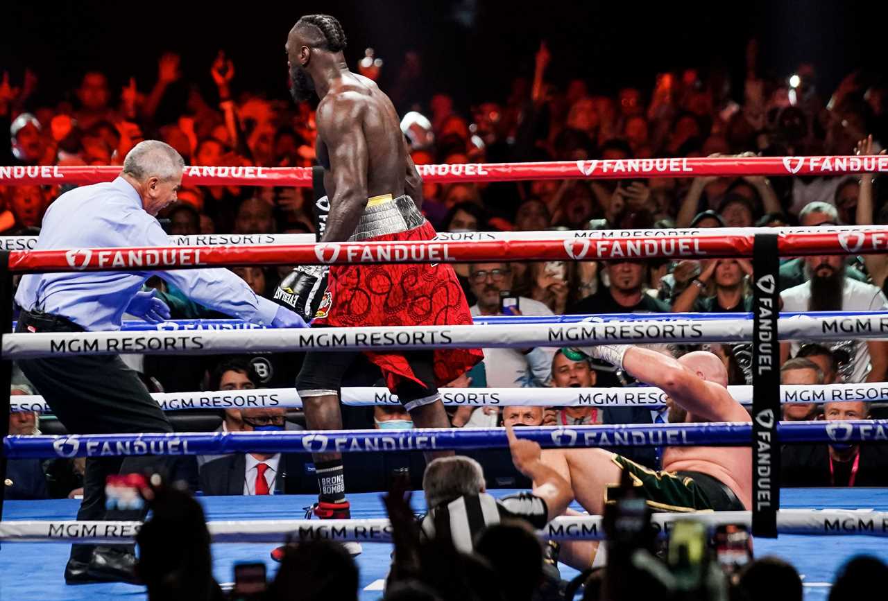 Tyson Fury says he was scared after he couldn't remember how many times Deontay wilder had knocked him down.