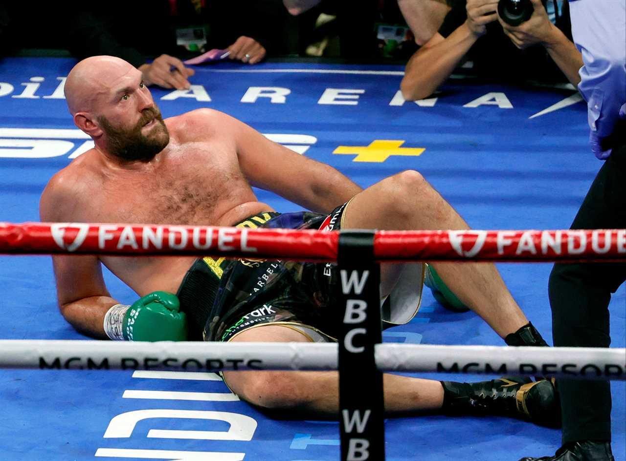 Tyson Fury says he was scared after he couldn't remember how many times Deontay wilder had knocked him down.