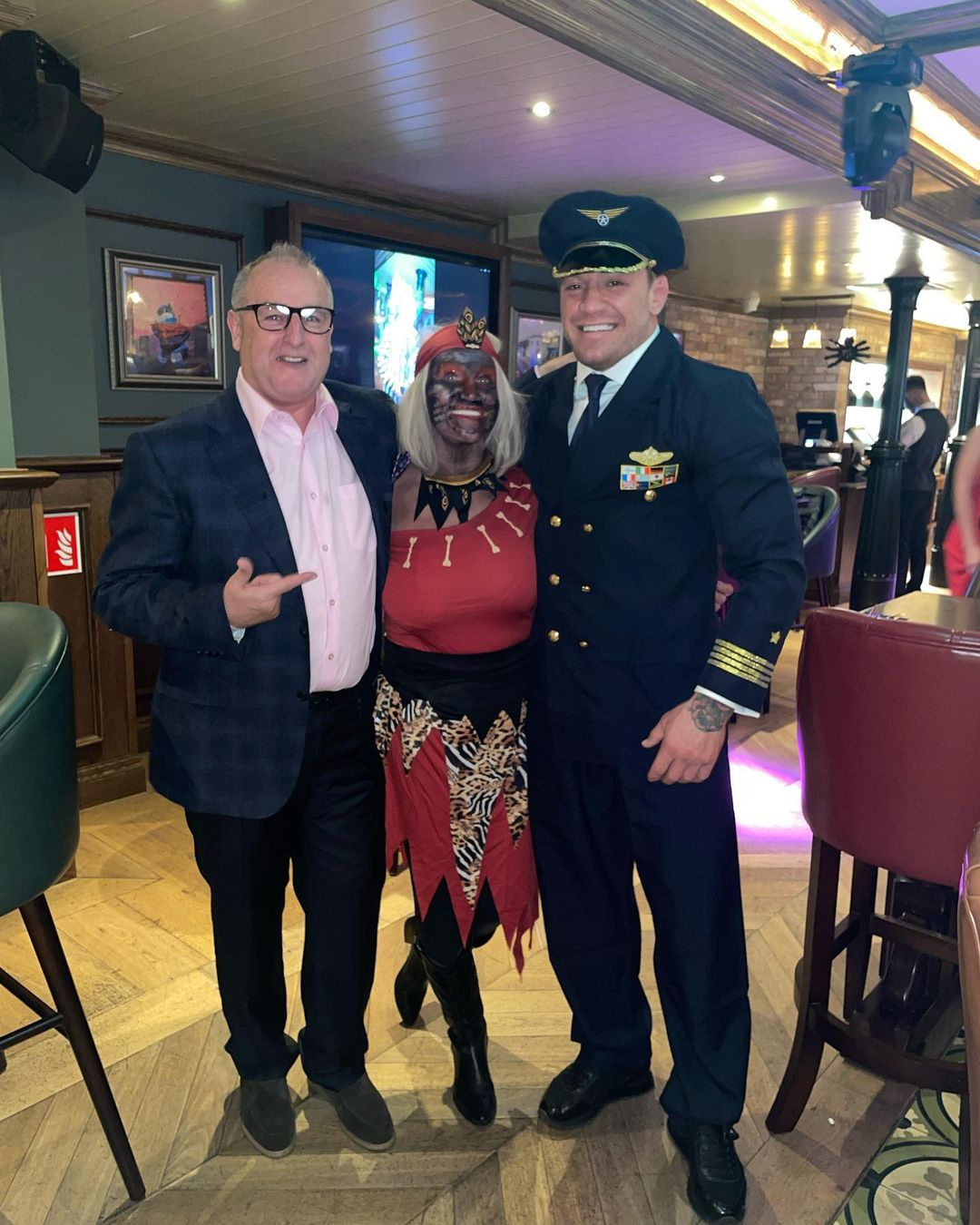 Margaret McGregor, Conor McGregor's mother, was accused of wearing a black face while she posed alongside a clean-shaven UFC star
