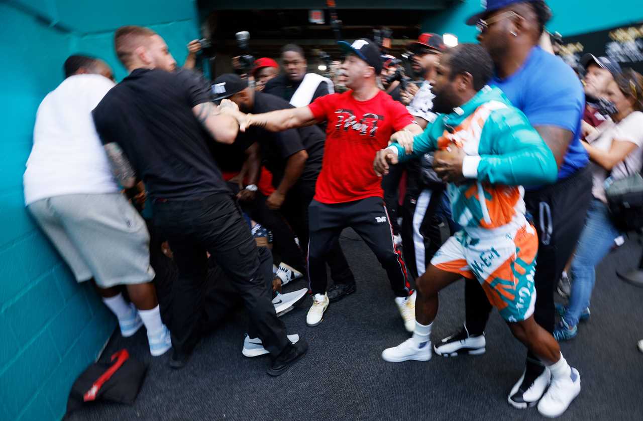 Jake Paul names Floyd Mayweather, boxing legend, for a'massive catchweight fight' to settle beef after Miami brawl