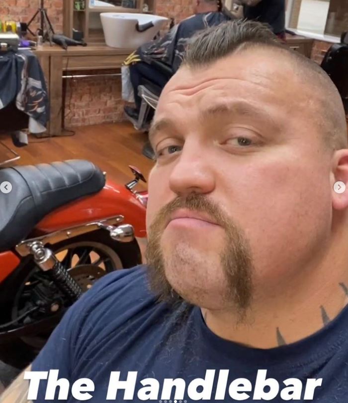 Eddie Hall, the former World's Strongest Man, looks completely different as he follows Conor McGregor to shave off his iconic beard