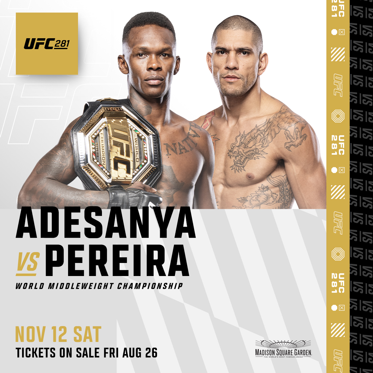 Israel Adesanya warns Alex Pereira he hasn’t seen him in his “real element” and his ‘unhinged striking’ ahead of UFC 281