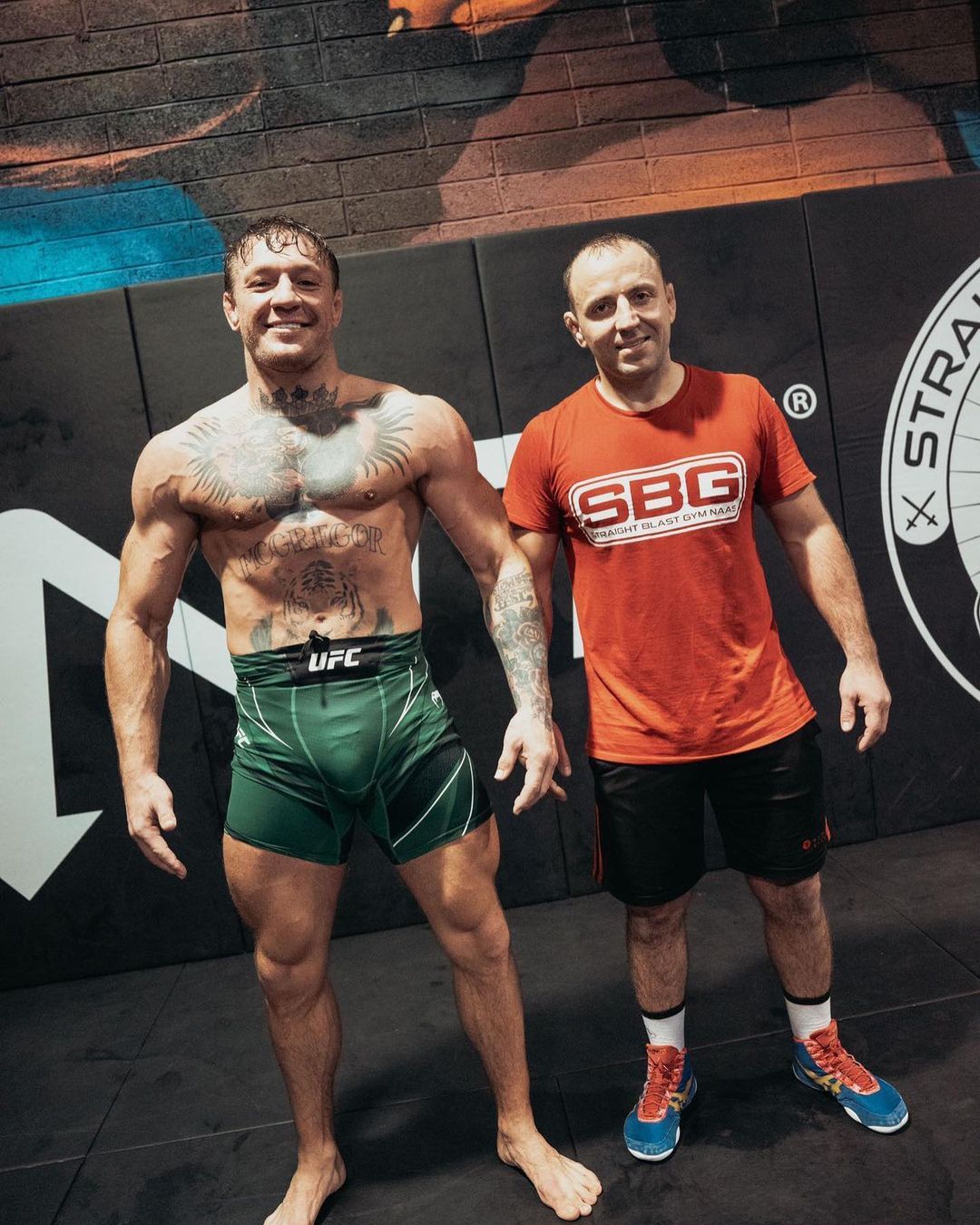 Conor McGregor's insanely jacked body after dramatic body transformation is revealed as he prepares to fight in the 2023 UFC Return.