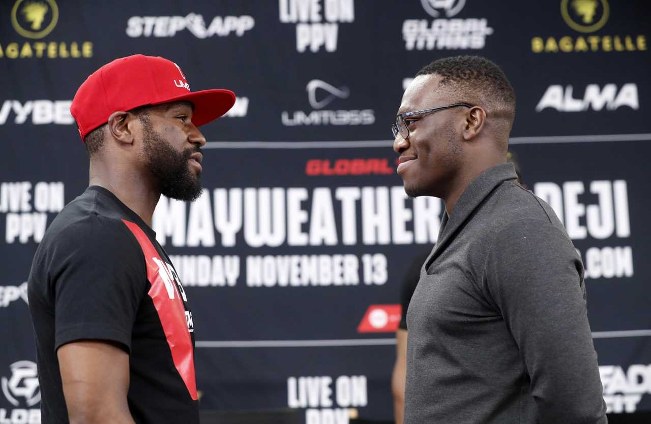 Floyd Mayweather vs Deji - Date, UK Start Time, Live Stream CONFIRMED, Undercard for Global Titans Clash