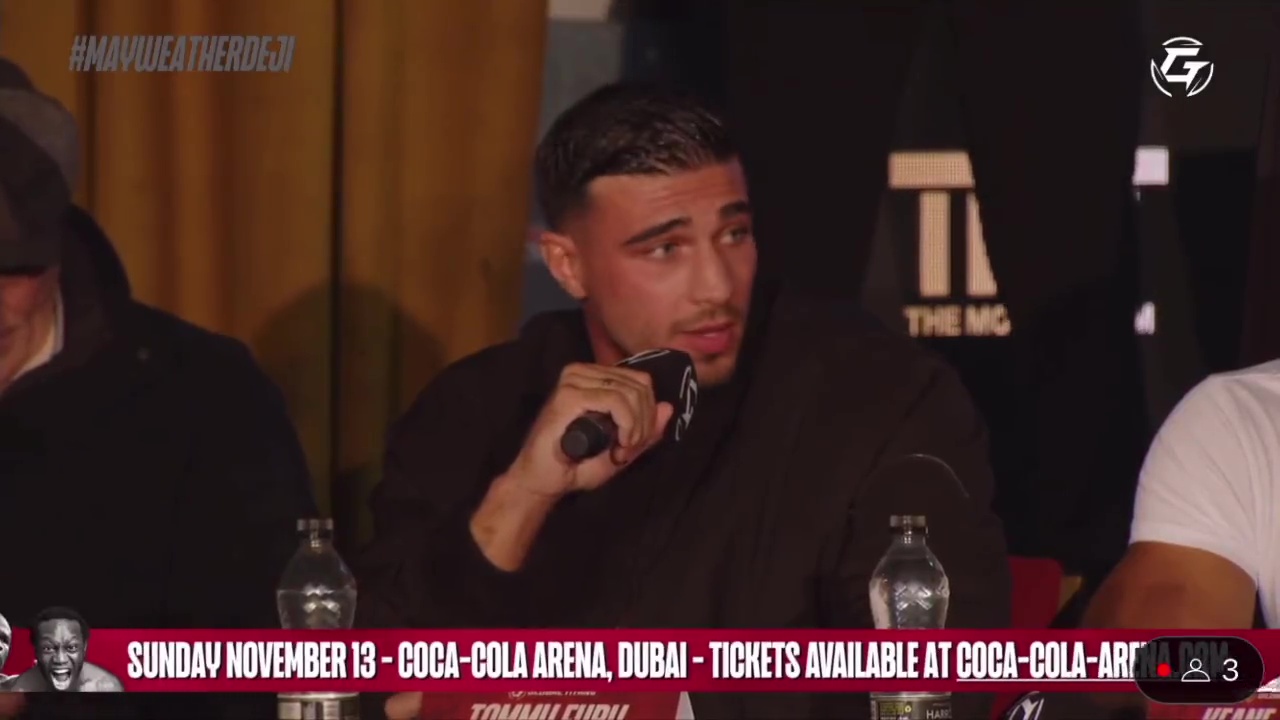 As Tommy Fury tries to confront Anthony Taylor, John, Tommy Fury's raging father, is held back by security