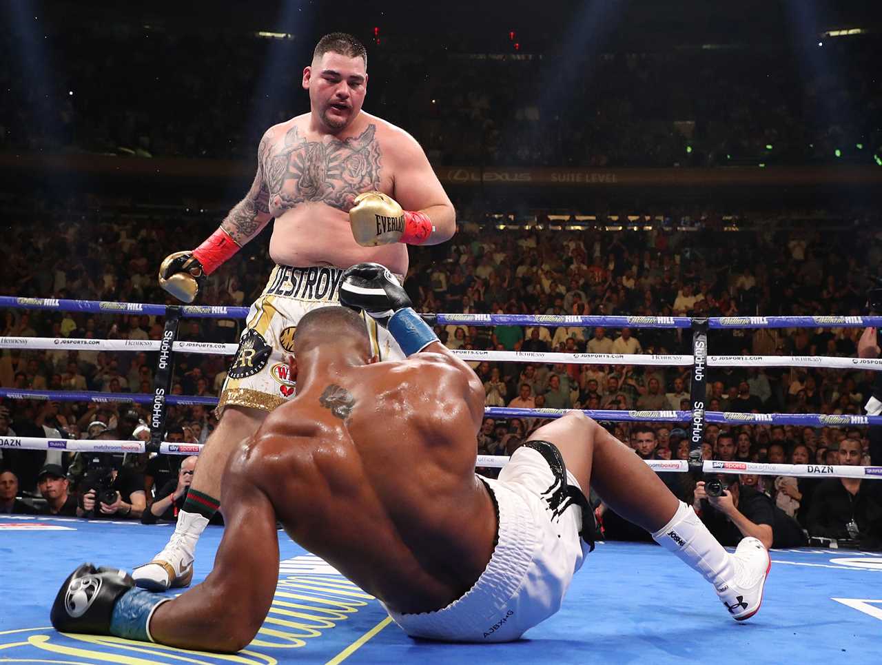 Anthony Joshua wants to fight Andy Ruiz Jr. in a trilogy... but Eddie Hearn, his promoter is against it