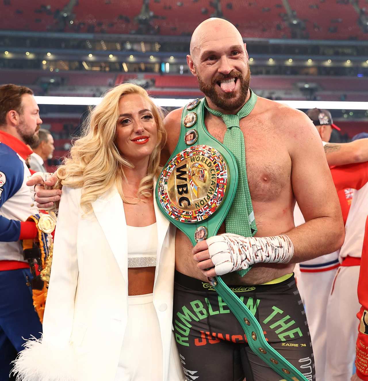 Tyson Fury was 'grumpy, agitated' after he retired from boxing. His wife Paris is happy to see him back