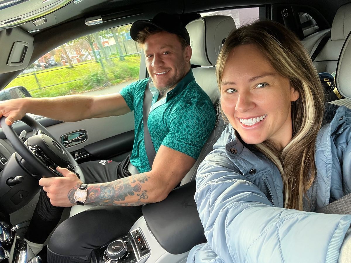 Fans are stunned at how young Conor McGregor, Dee Devlin appear as she takes a selfie with the beardless UFC star