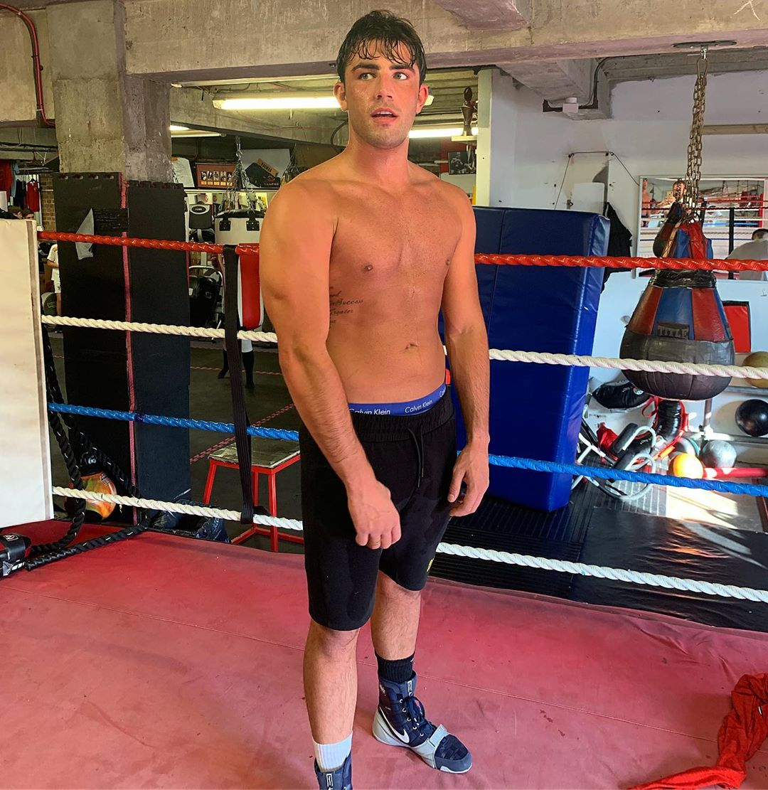 Jack Fincham's amazing transformation as Love Island winner is ready for his first boxing match against Anthony Taylor
