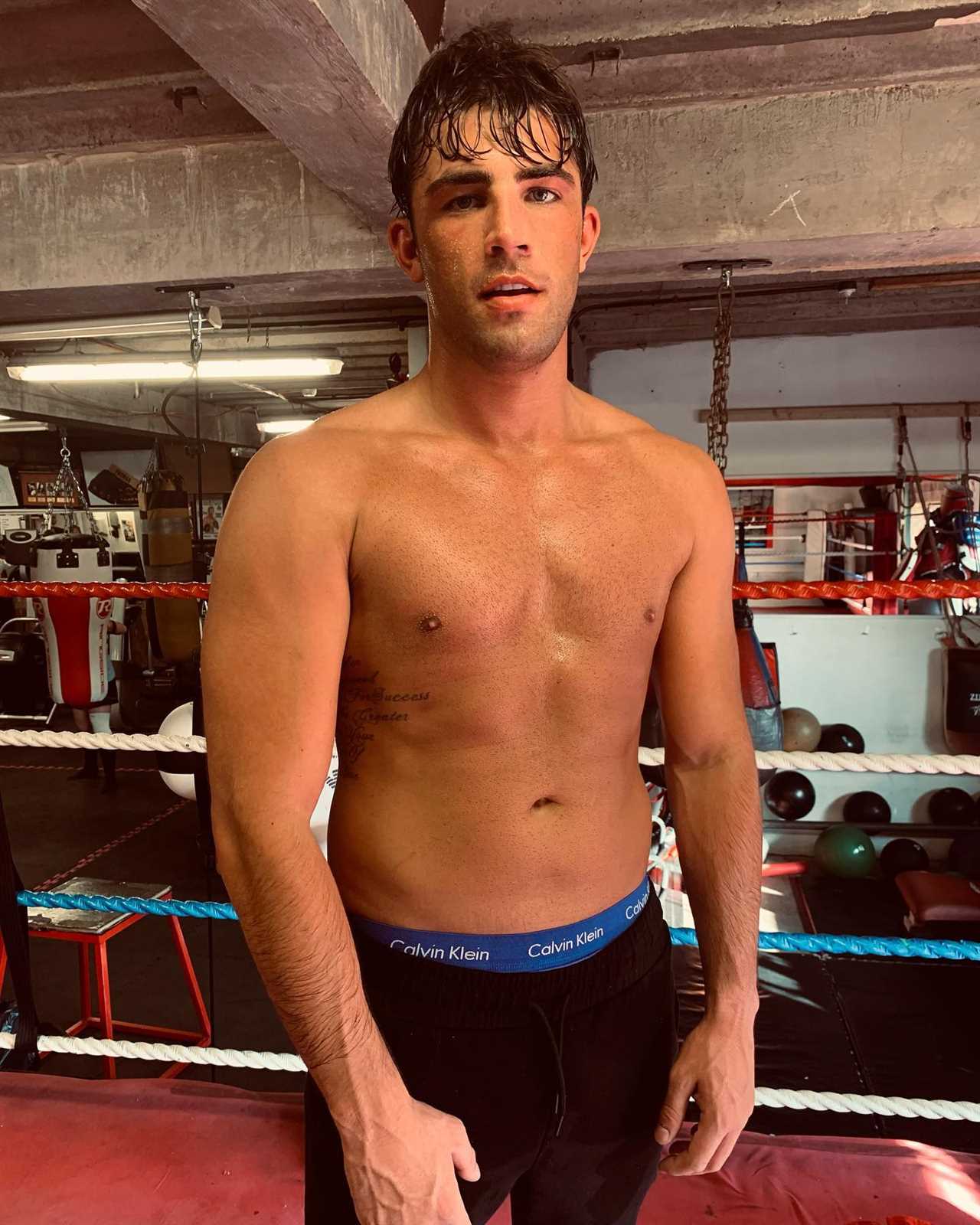 Jack Fincham's amazing transformation as Love Island winner is ready for his first boxing match against Anthony Taylor