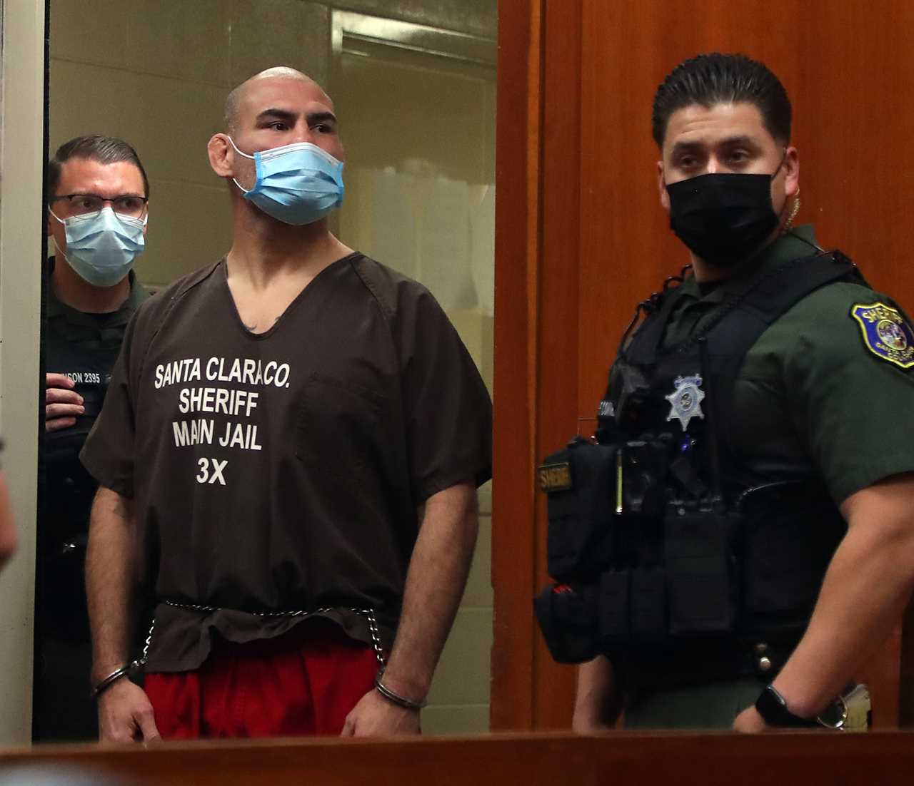 After pleading not guilty, Cain Velasquez was granted $1m bail. He is accused of attempted murder and sexual assault of his son.