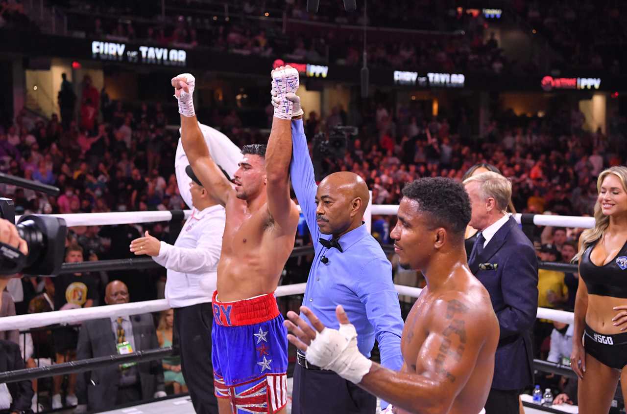 Tommy Fury was accused of turning down a PS1MILLION offer for a rematch with Anthony Taylor because he considered himself too tough a fighter.