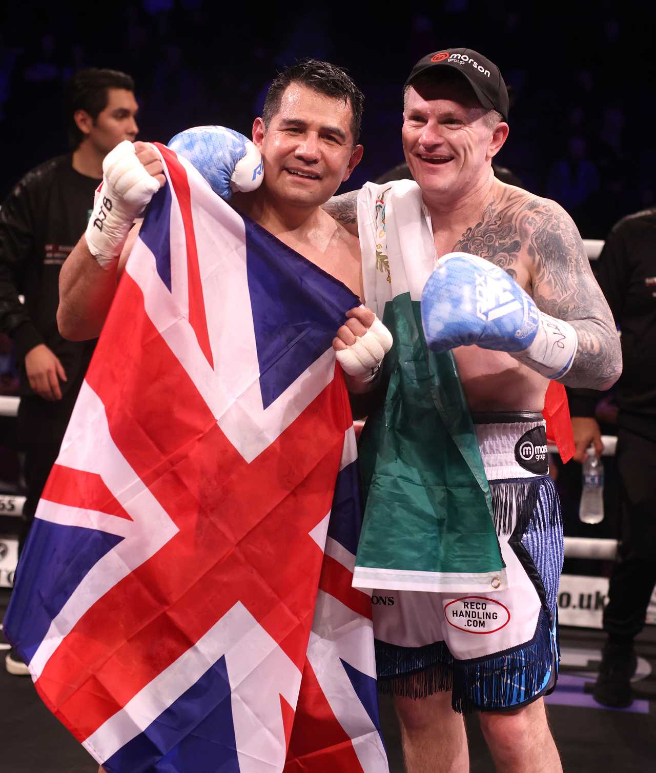 After using a zimmer frame, two nurses and ring walking, Ricky Hatton enjoys entertaining Marco Antonio Barrera bout