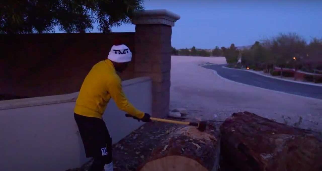 Floyd Mayweather's exclusive training program includes running to nightclubs in jeans, and working out at 4am.