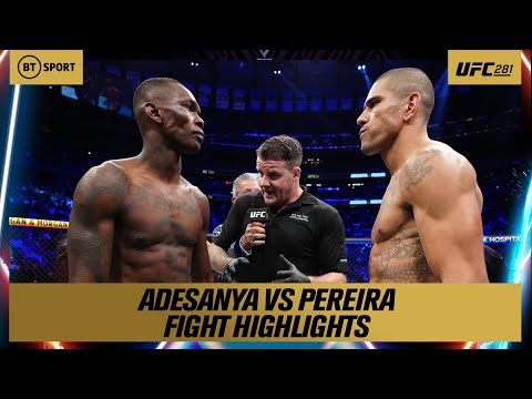 Israel Adesanya vs Alex Pereira  UFC 281 Official Highlights  Sensational Middleweight Scrap