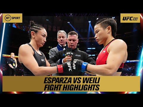 Carla Esparza vs Weili Z UFC 281 Official Highlights Strawweight Gold Swaps Hands Again