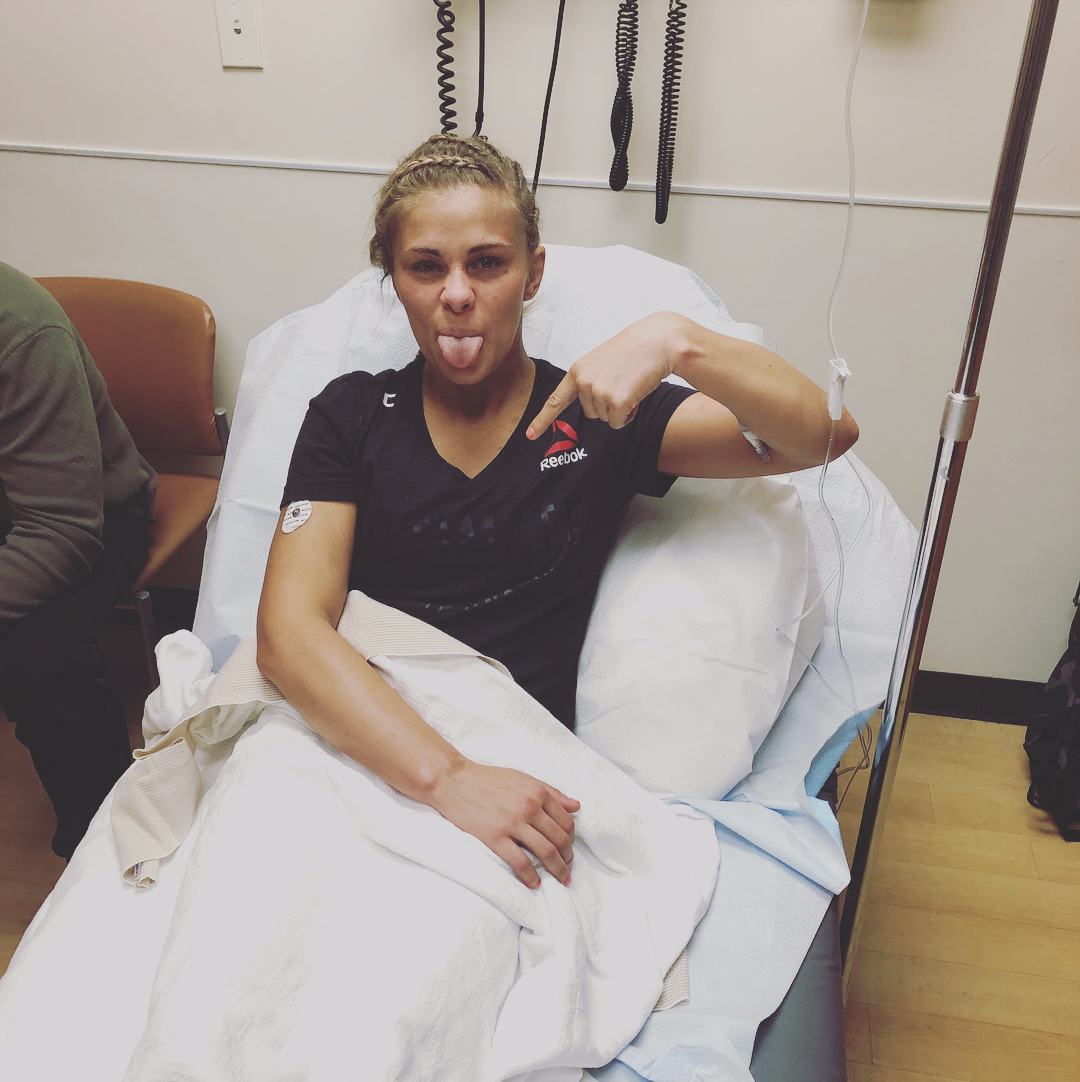 Paige VanZant's horrific broken arm, which required surgery and left her with a severe scarring after UFC fight