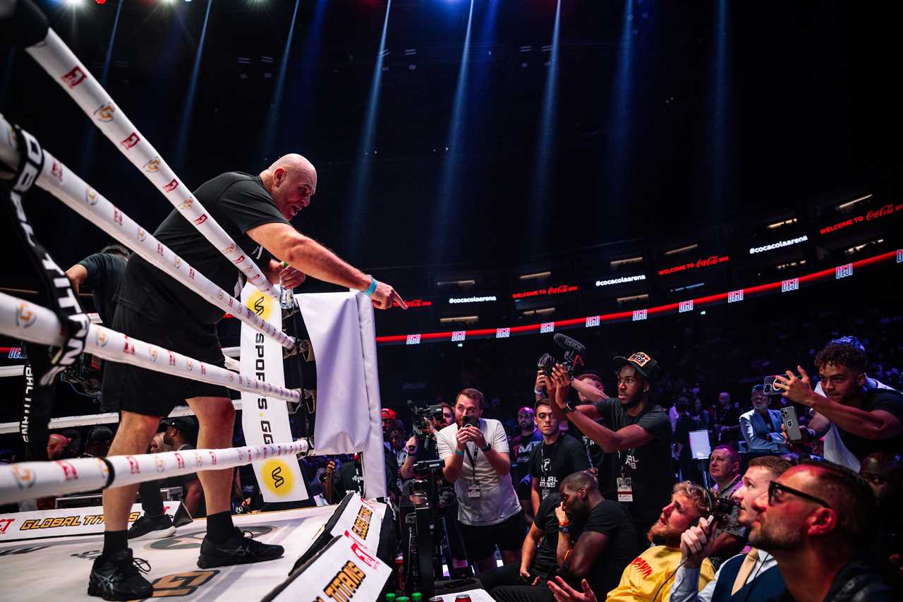 After the ringside fight at his son's fight, Tommy Fury's father John said Jake Paul was 'absolutely s***ing his trousers'
