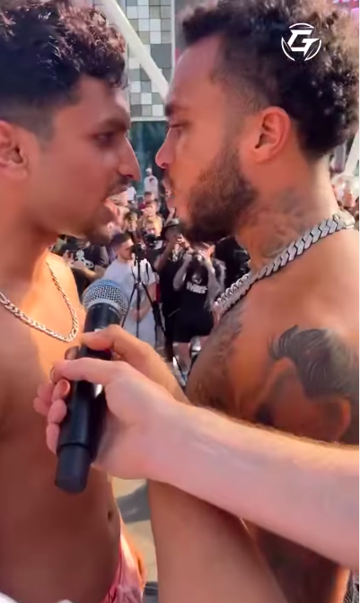 Faizan Anwar and Harley Benn will fight on Floyd Mayweather's undercard AXED following an 'altercation at the fighter hotel'