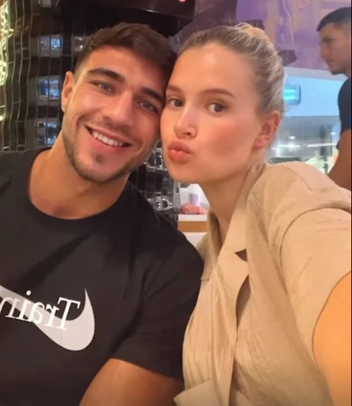 Tommy Fury claims that Molly-Mae Hague, his Love Island girlfriend, is '20-months pregnant' while blaming KSI