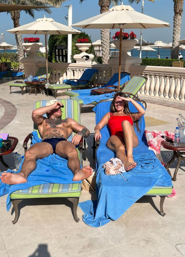 Conor McGregor's new physique shows that he is too small to fit on a sunlounger.