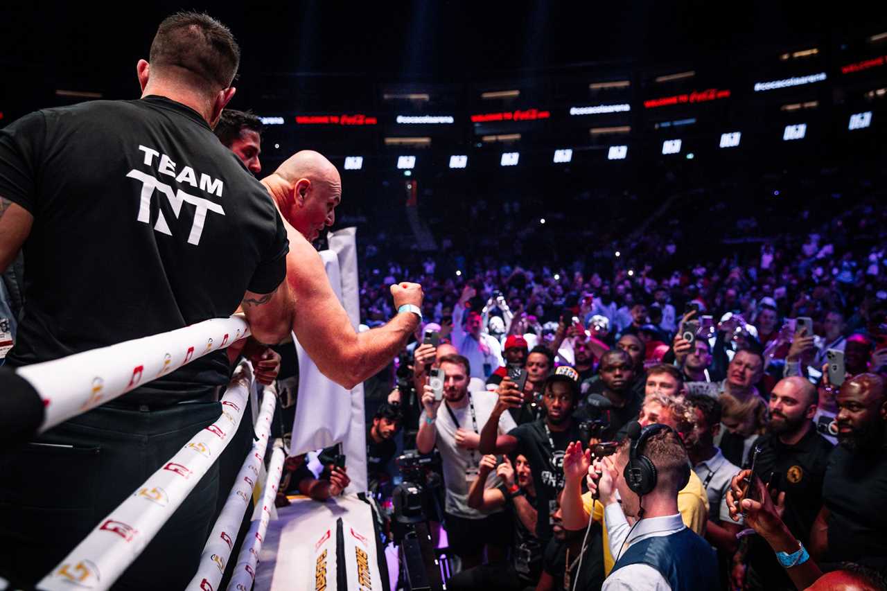 Tommy Fury's father taking off his shirt, calling out Jake Paul. It was a circus, but I don't doubt it. Eddie Hearn