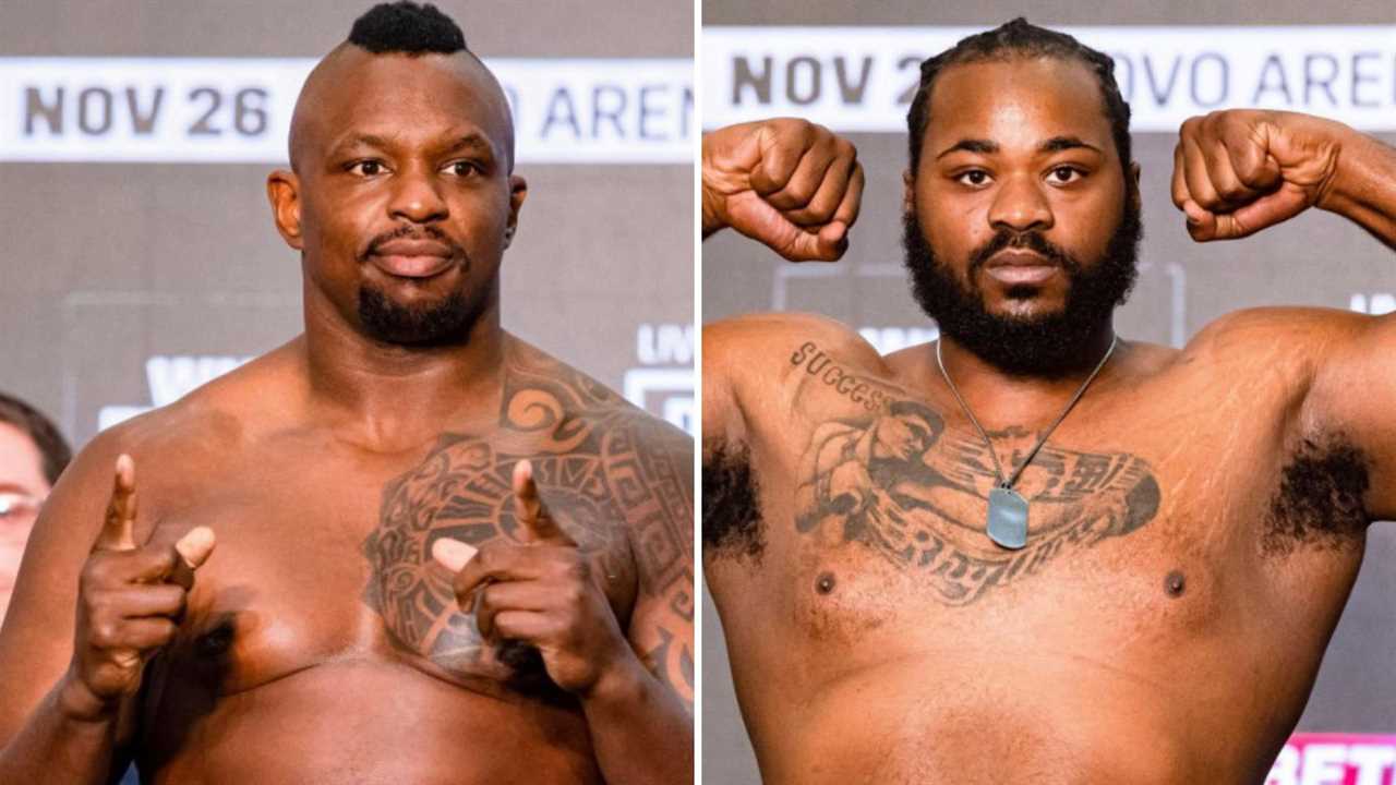 Dillian Whyte vs Jermaine Benjamin: UK start time TONIGHT. Live stream, TV channel, Undercard for Heavyweight Clash