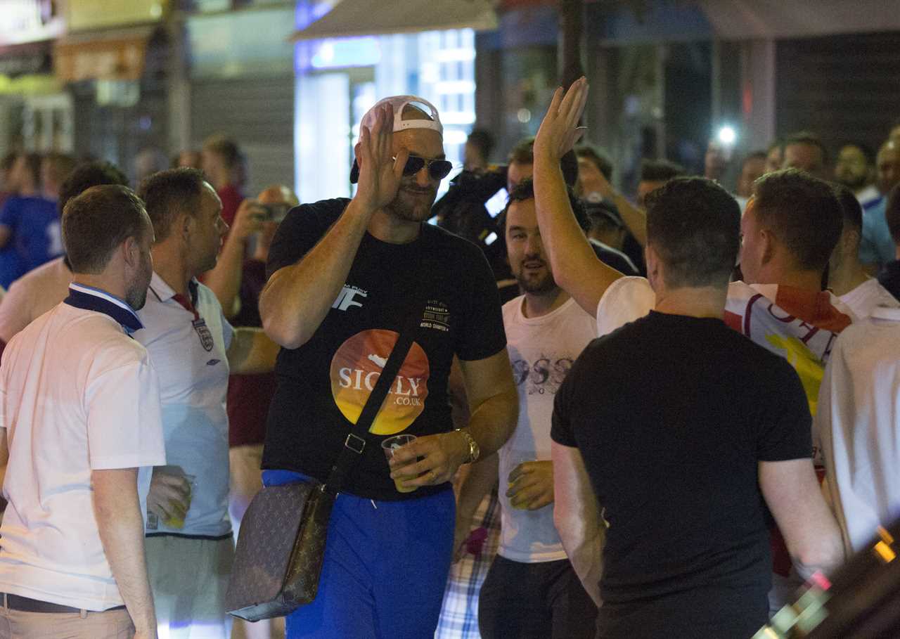 Tyson Fury is ready to be 'legless' again with England fans in Qatar, as he plans a World Cup trip if Derek Chisora wins.