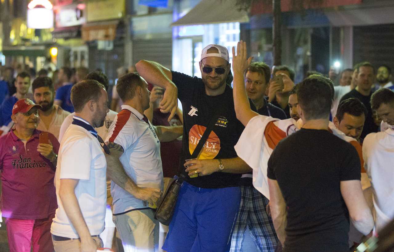 Tyson Fury is ready to be 'legless' again with England fans in Qatar, as he plans a World Cup trip if Derek Chisora wins.