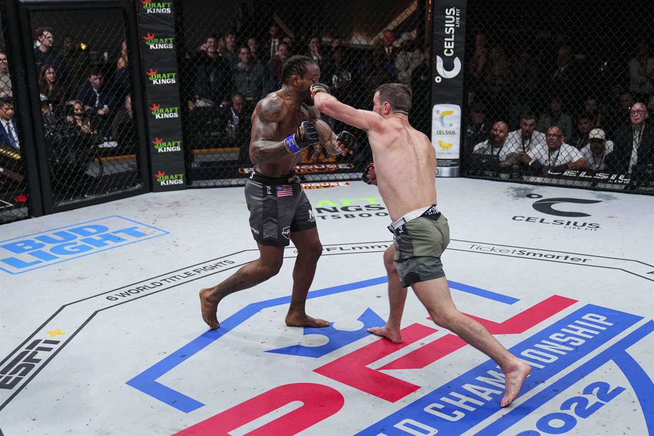 British MMA star Brendan Loughnane wins stunning KO over Bubba Jenkins in the final fight to win PFL's $1m check