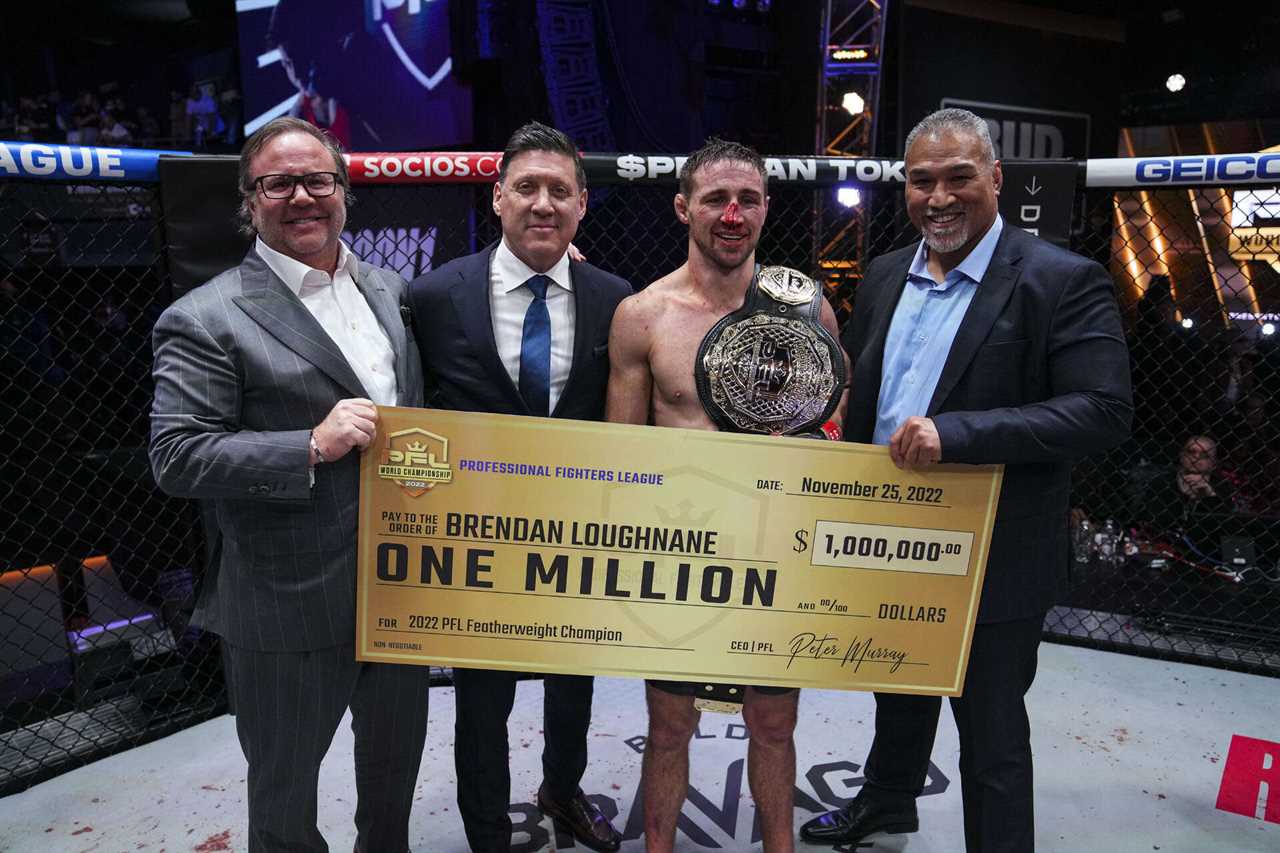 British MMA star Brendan Loughnane wins stunning KO over Bubba Jenkins in the final fight to win PFL's $1m check