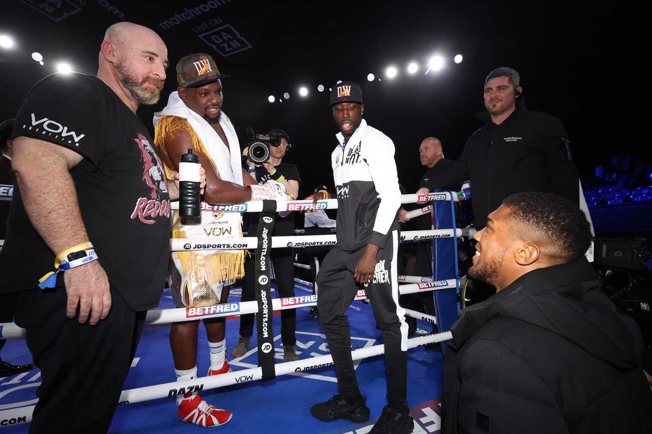 Anthony Joshua's rematch is secured by Dillian Whyte, who beat Jermaine Franklin in points