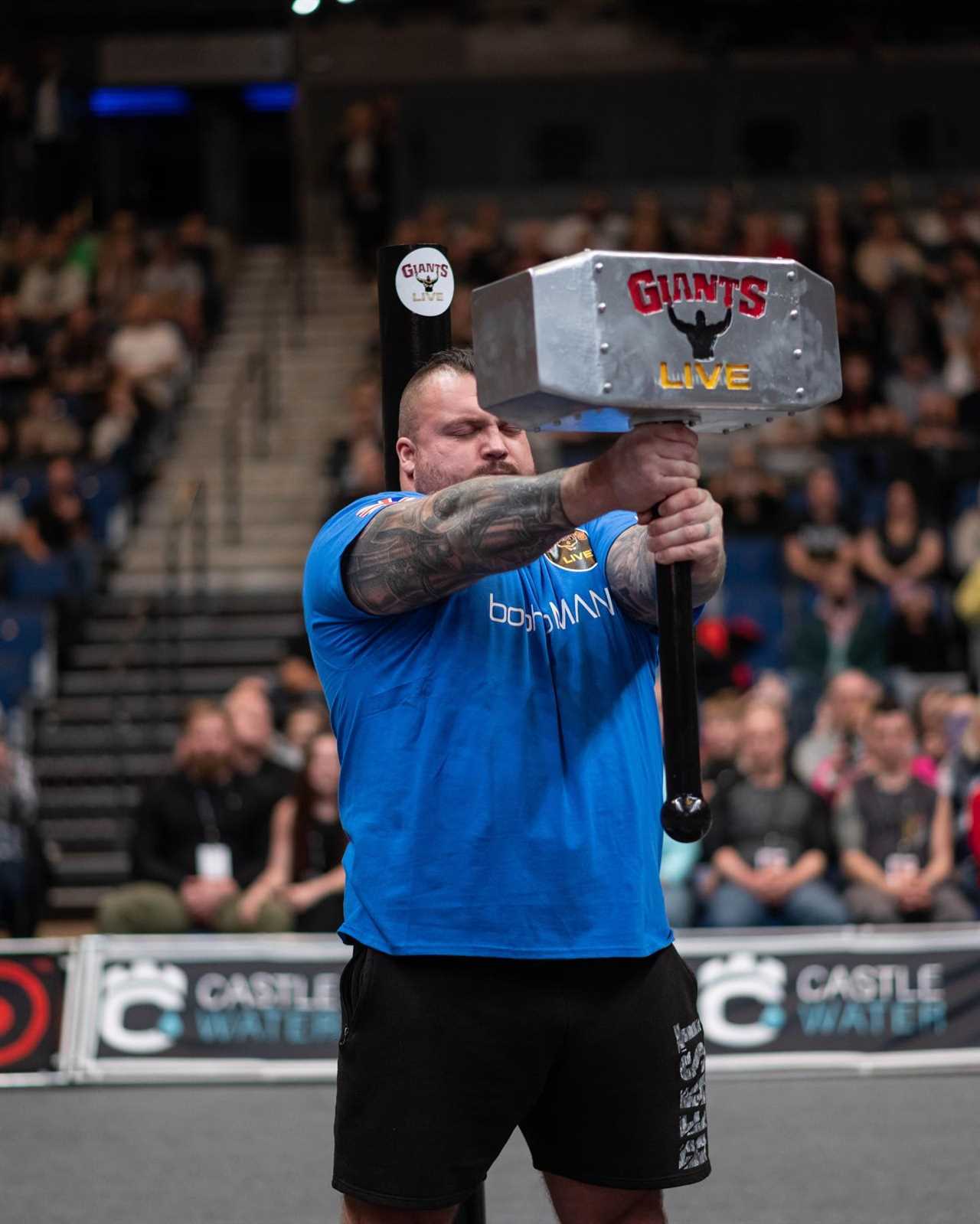 Eddie Hall, the former World's Strongest Man, boasts that he's a'still got' it as he competes in his first competition in FIVE YEARS