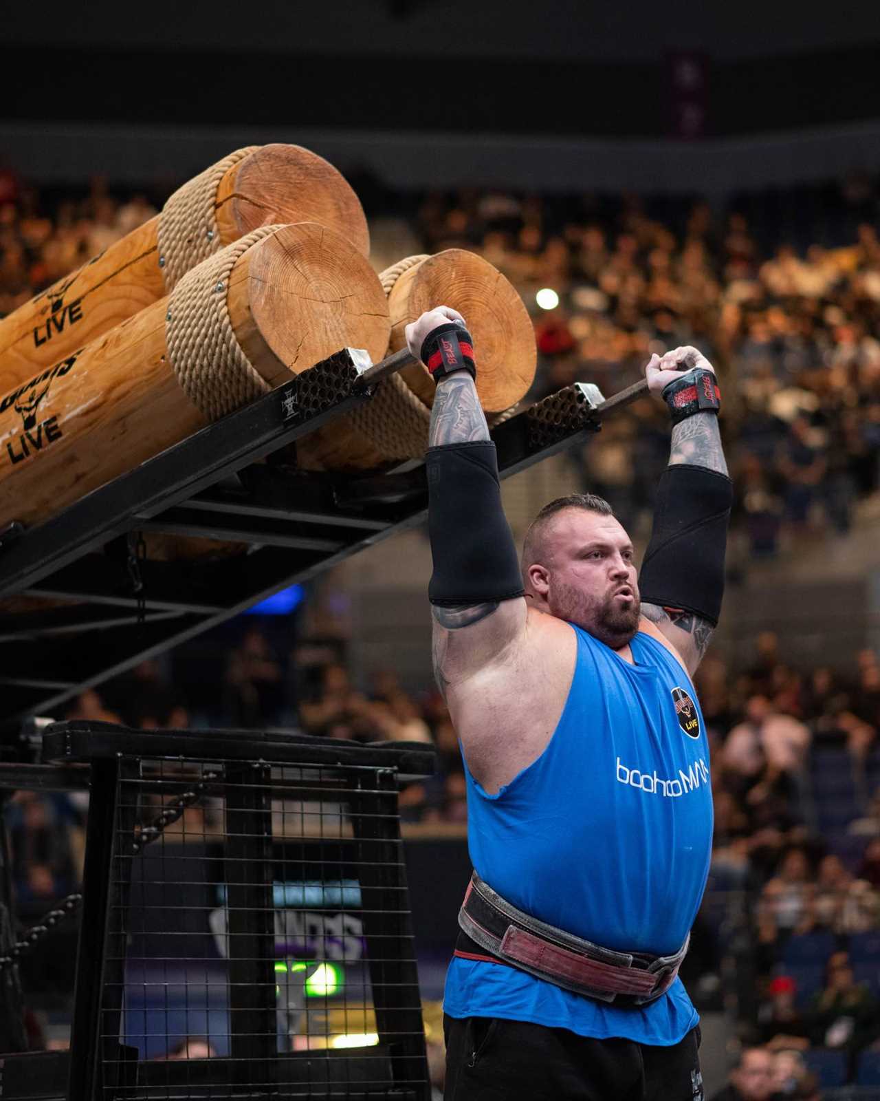 Eddie Hall, the former World's Strongest Man, boasts that he's a'still got' it as he competes in his first competition in FIVE YEARS