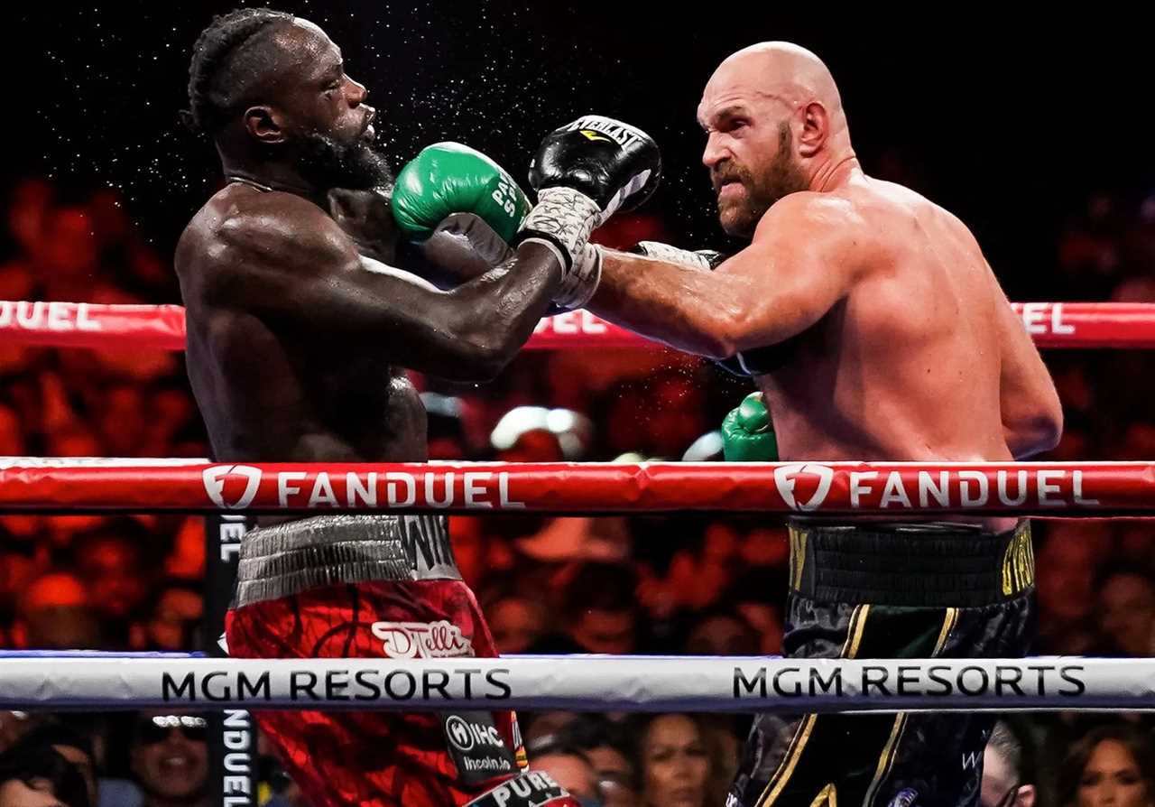 Tyson Fury offers PS1MILLION Bet Deontay Wilder knocks down Anthony Joshua and says Brit doesn’t have the'minerals’ for fight