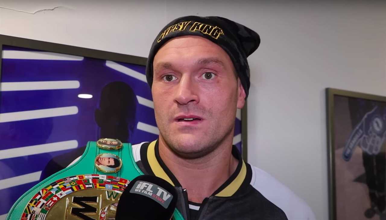 Tyson Fury says he will'slap Oleksandr Uzyk in the mouth' as a brutal X-rated attack on Ukrainian's 'drunk jibe'